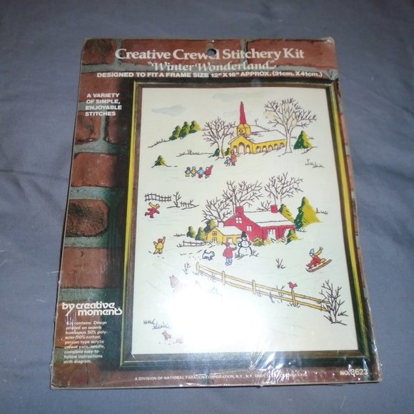 Creative Crew Stitchery Kit "Winter Wonderland" - Picture 2 of 6